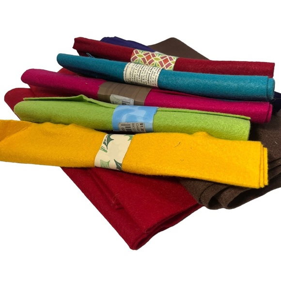 Lot of Felt Yardage Pieces‎ Crafting Multicolor Create Crafts - Picture 2 of 4